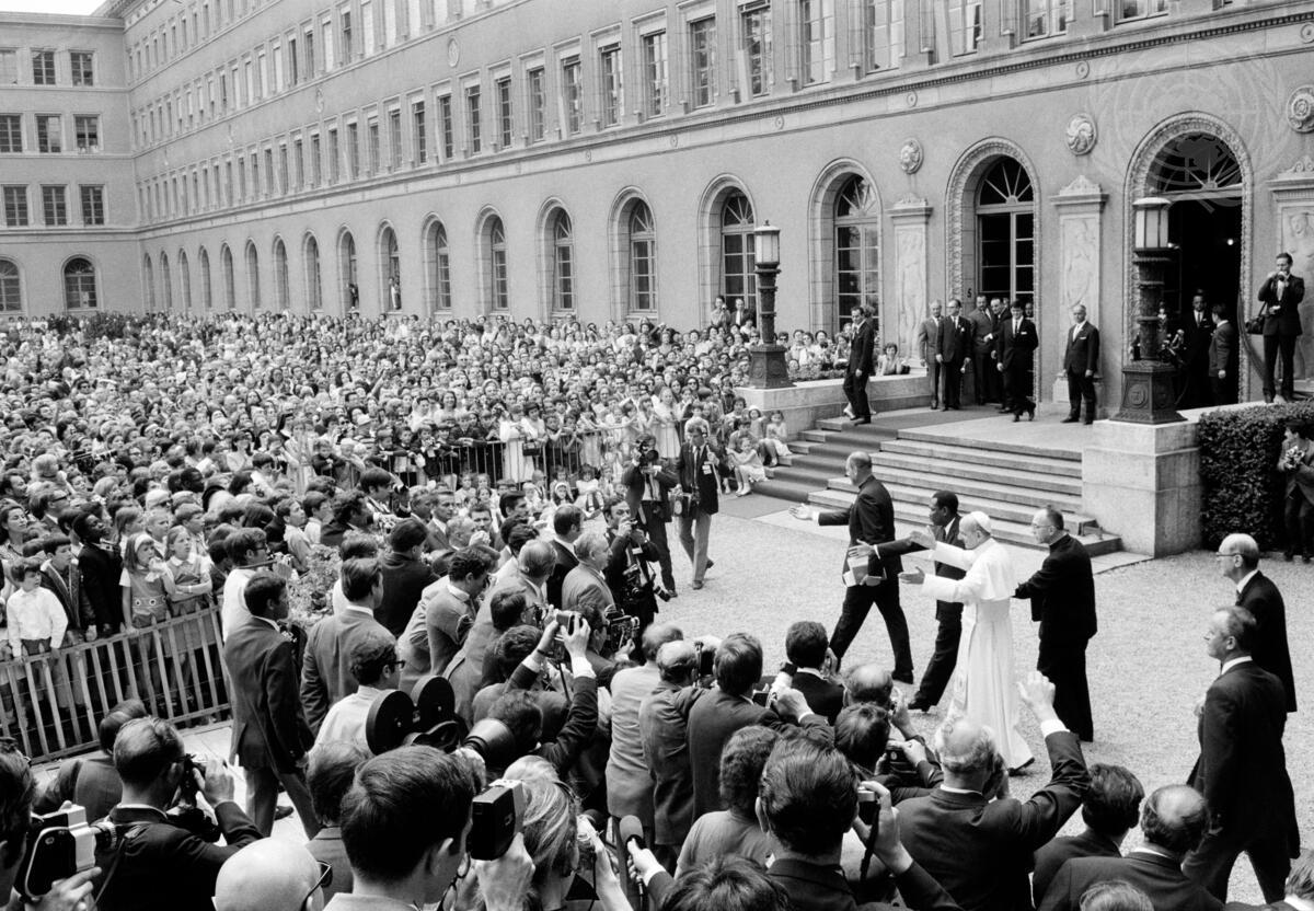 Pope Paul VI at the 50th International Labour Conference in 1969